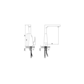 Современный  Для кухни (мойки) Lemark SHIFT LM 4305C