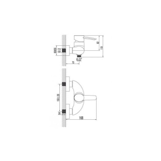 Современный  Для душа Lemark ATLANTIS LM 3203C