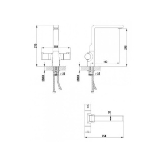 Современный  Для раковины Lemark YETI LM 7836C