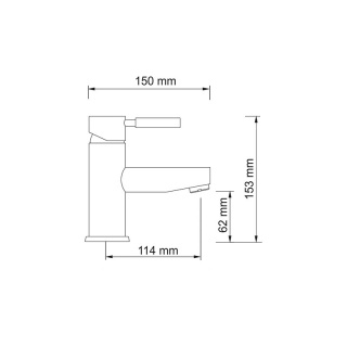 Современный  Для раковины Wasser Kraft Wern Wern 4203