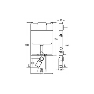 Разное для унитаза  Viega  Mono Tec 648794