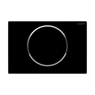 Кнопка смыва для унитаза  Geberit Sigma Sigma 10 115.758.KM.5 черный / хром