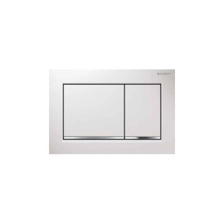 Кнопка смыва для унитаза  Geberit  Omega 30 115.080.KJ.1 белая/хром