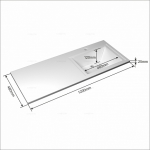 Тумба с раковиной  СанТа, 