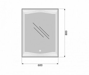 Зеркало  BelBagno, 