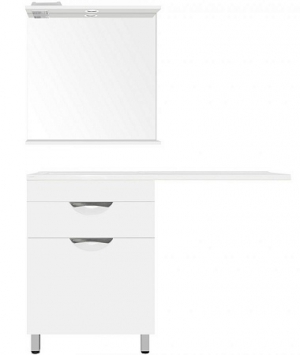 Зеркало с полкой  Style Line, 