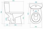 Напольные  Santek компакт Анимо 1WH302137 с микролифтом