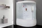 С гидромассажем  Royal Bath RB 140ALP-C (матовое) левая