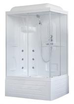 С гидромассажем  Royal Bath RB 8100BP2-T (прозрачное) левая