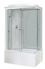 Обычные  Royal Bath RB 8100BP6-WT(белое/прозрачное) левая