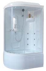 С гидромассажем  Royal Bath RB 8120BK2-T (прозрачное) правая