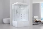 С гидромассажем  Royal Bath RB 8120BP2-T (прозрачное) правая