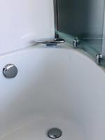 С гидромассажем  Royal Bath RB 170ALP-C-CH (матовое) левая