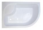 Душевой угол  Royal Bath 8120BK-T (прозрачное) левый
