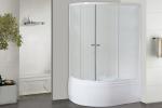 Душевой угол  Royal Bath 8120BK-C (матовое) правый