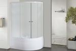 Душевой угол  Royal Bath 8120BK-C (матовое) левый