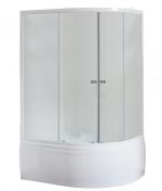 Душевой угол  Royal Bath 8120BK-C (матовое) левый
