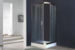 Душевой угол  Royal Bath HPD-C-CH 90х80х185 (рифленое)