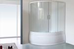 Штора на ванну  Royal Bath 150ALP-T 1500x1000x1500 (прозрачная)