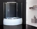 Штора на ванну  Royal Bath 150ALP-C-CH (хром/6мм матовое)