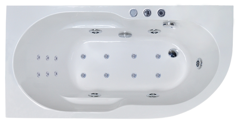 Гидромассажные ванна Royal Bath RB614200DL-L DE LUXE 140x80x60L