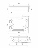 Гидромассажные  Royal Bath RB331100CM-L COMFORT 180х120х66 L