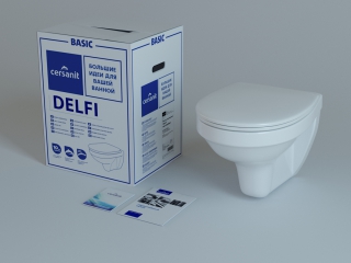 Подвесные  Cersanit DELFI без сиденья