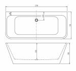Акриловые  Aquanet Perfect 170x75 13775 Matt Finish