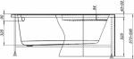 Каркас  Aquanet сварной Mia140x80 L/R