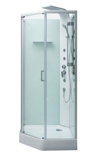 Обычные  Aquanet Passion P 90x90, прозрачное стекло