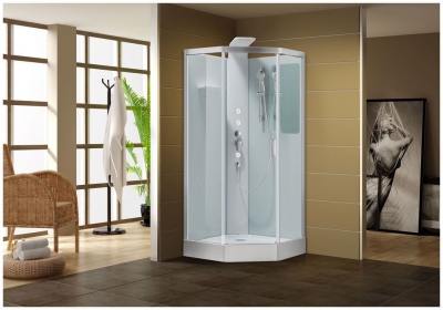 Обычные  Aquanet Passion P 90x90, прозрачное стекло