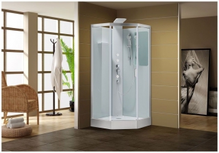 Обычные  Aquanet Passion P 90x90, прозрачное стекло
