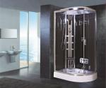 С гидромассажем  Niagara NG-903-01L (1200х800*2200) низкий поддон(16см) стекло ТОНИРОВАННОЕ