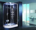 С гидромассажем  Niagara NG-903-01R (1200х800*2200) низкий поддон(16см) стекло ТОНИРОВАННОЕ