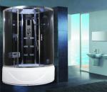 С гидромассажем  Niagara NG-911-01 (1150х1150х2200) окий поддон стекло ТОНИРОВАННОЕ
