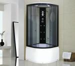 С гидромассажем  Niagara NG-1909-01 (1000х1000х2200) высокий поддон(48см) стекло ТОНИРОВАННОЕ