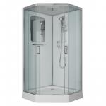 Обычные  Niagara NG- 6001-01D (900х900х2200) низкий поддон (16 см) стекло ПРОЗРАЧНОЕ, 4 места