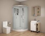 Обычные  Niagara NG- 6002-01 (1000х1000х2100) низкий поддон (16 см) стекло ПРОЗРАЧНОЕ, 4 места