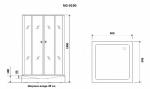 Душевой угол  Niagara NG- 0190-14 (900х900х1950)