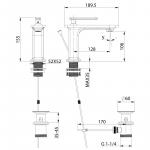 Современный  Для раковины Lemark Mista (LM6406WG)