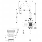Современный  Для раковины Lemark Spark (LM6707RG)