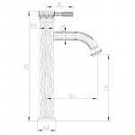 Современный  Для раковины Lemark Jasmine (LM6609B)