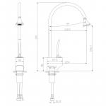 Современный  Для кухонной мойки Lemark Soul (LM6005C)