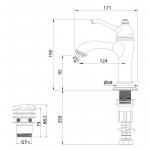 Современный  Для раковины Lemark Greek (LM5506GG)