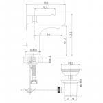 Современный  Для раковины Lemark Contest (LM5806CW)