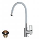 Современный  Для кухонной мойки Rossinka Z (Z35-35U-White)