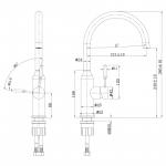 Современный  Для кухонной мойки Lemark Expert (LM5079S)