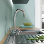 Современный  Для кухонной мойки MIXLINE ML10-032 высокий излив (529850)