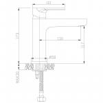 Современный  Для раковины Rossinka RS33 (RS33-13)