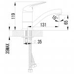 Современный  Для раковины Lemark Plus Advance (LM1207C)